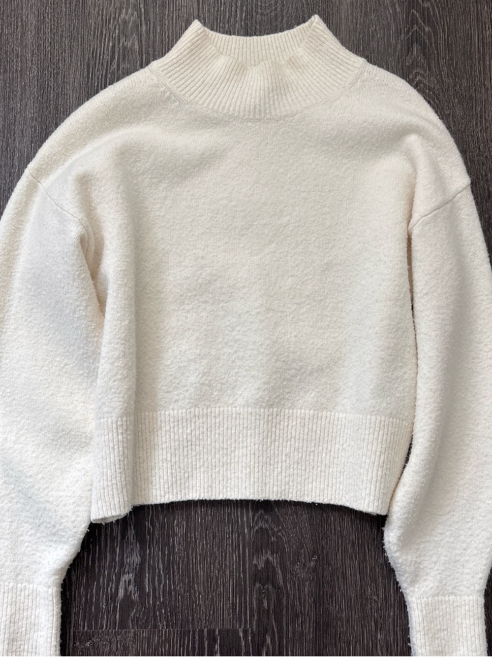 & Other Stories Cream Turtleneck Sweater